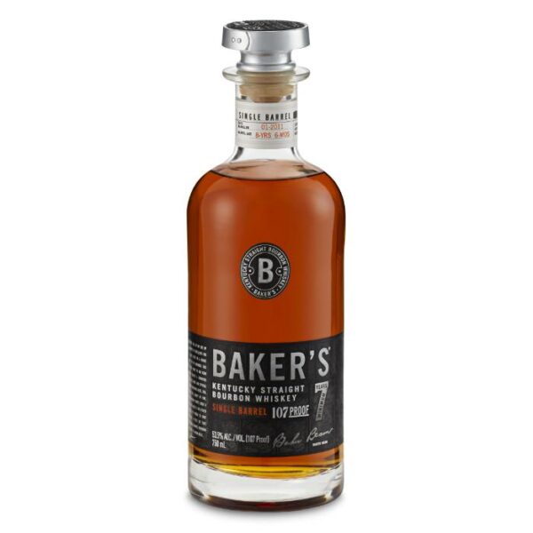 Baker's 7 Year Old Kentucky Straight 107 Proof Bourbon Whiskey 750 ml