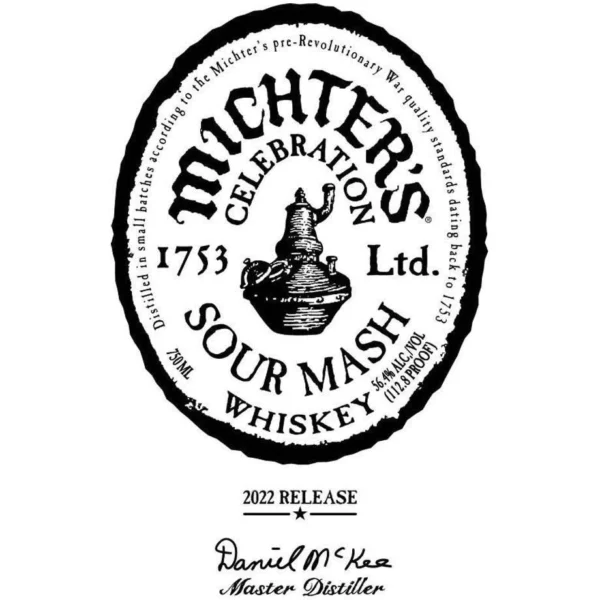 Michter’s Celebration Sour Mash Whiskey 2022 Release - Image 2